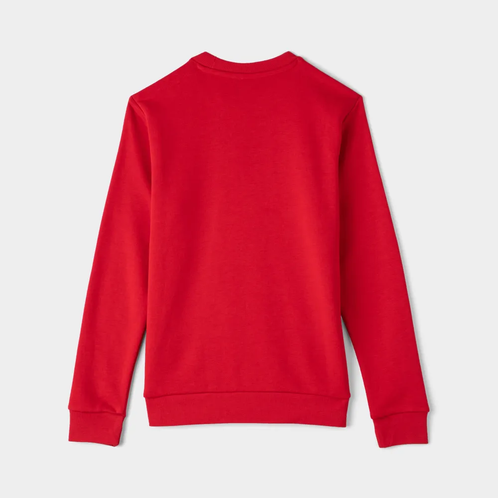 adidas Originals Juniors' Trefoil Crew Sweatshirt / Better Scarlet