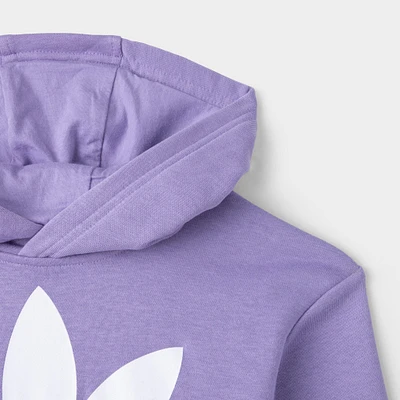 adidas Originals Juniors’ Trefoil Pullover Hoodie / Magic Lilac