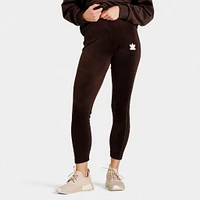 adidas Women's Velour Tights / Dark Brown