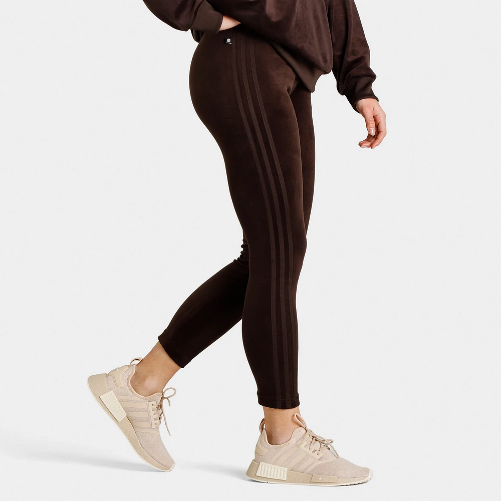 adidas Women's Velour Tights / Dark Brown