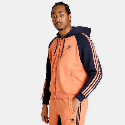 adidas Originals SST Fleece Hooded Track Jacket Hazy Copper / Legend Ink