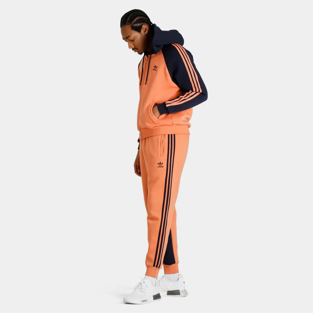 Adidas Originals SST Fleece Hooded Track Jacket Hazy Copper / Legend Ink