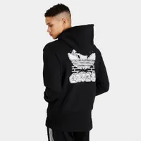 adidas Originals Fuzi Trefoil Series Pullover Hoodie / Black