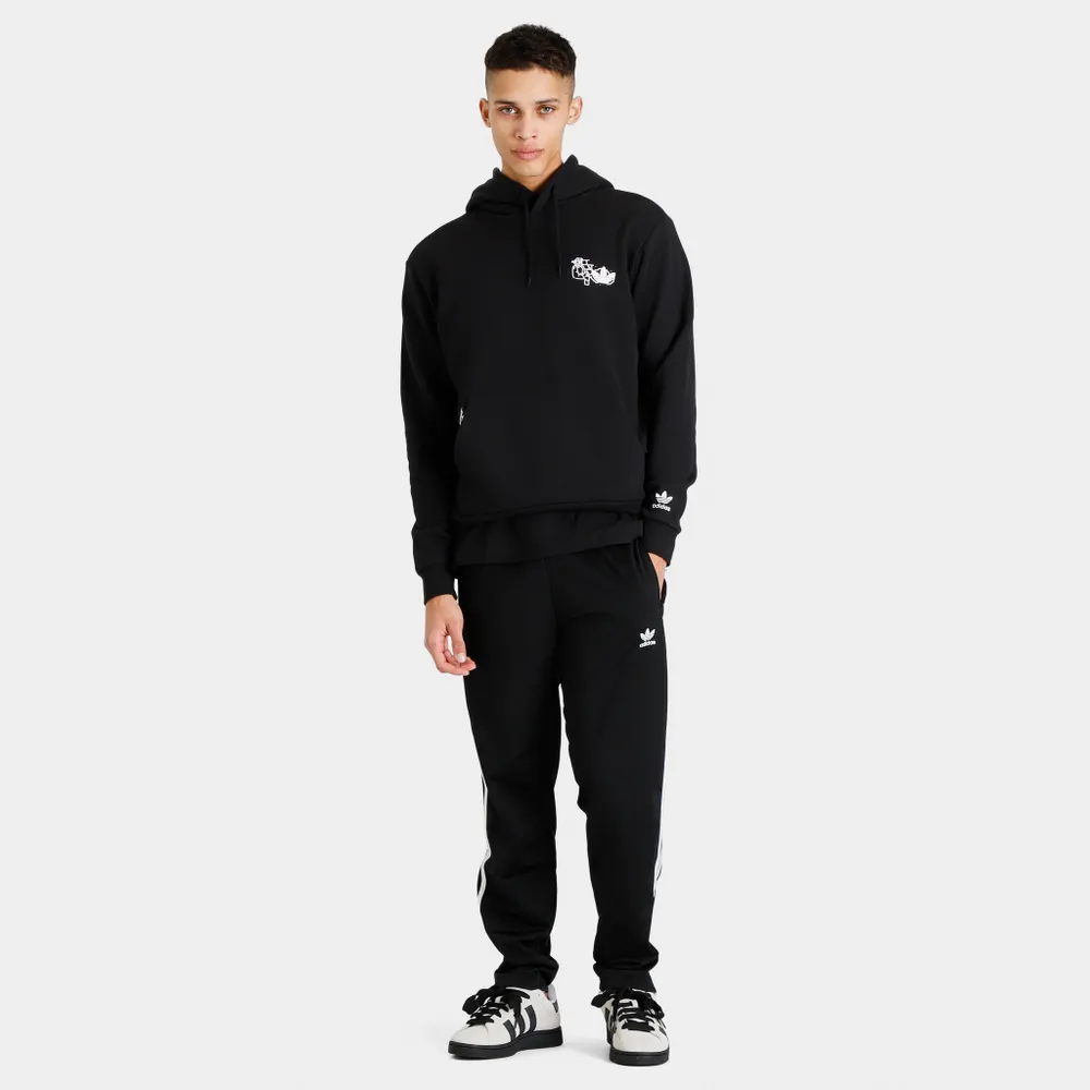 adidas Originals Fuzi Trefoil Series Pullover Hoodie / Black