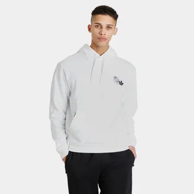 adidas Originals Fuzi Trefoil Series Pullover Hoodie / White