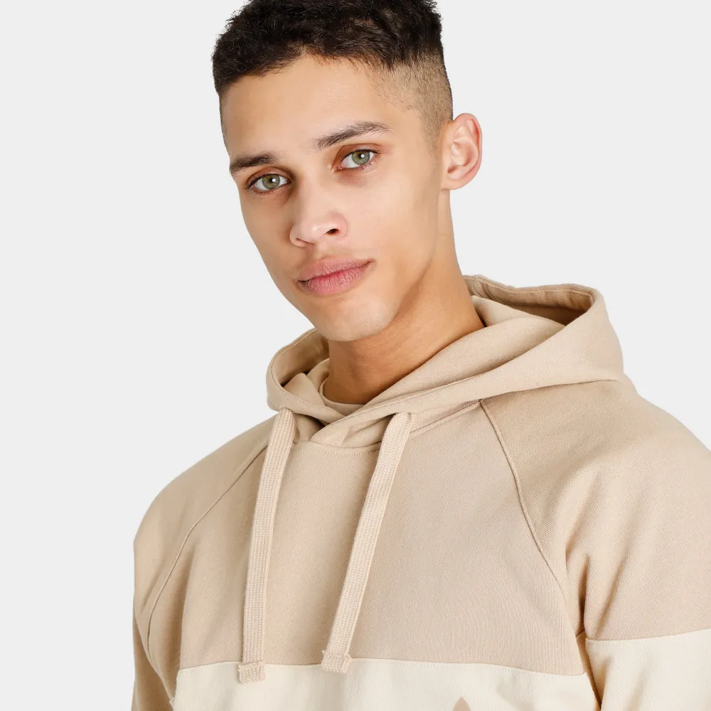 Ivory melange Padded hoodie - Buy Online