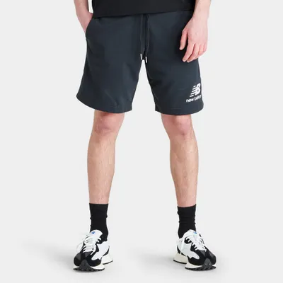 New Balance Essentials Stacked Logo Shorts / Black