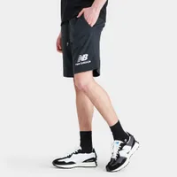 New Balance Essentials Stacked Logo Shorts / Black