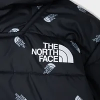 The North Face Junior Boys' Padded Jacket II / TNF Black Tossed Logo Print