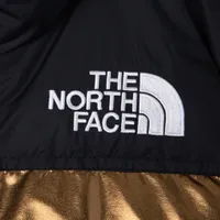 The North Face Junior Boys’ Printed 1996 Retro Nuptse Jacket / Dark Oak Metallic