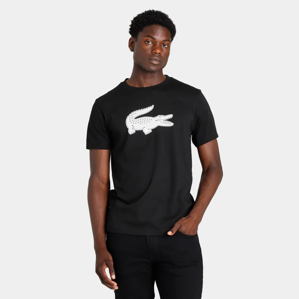 NEW Lacoste Sport Short Sleeve Multi Croc Logo Mens T Shirt