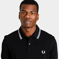 Fred Perry Twin Tipped Shirt Black / White