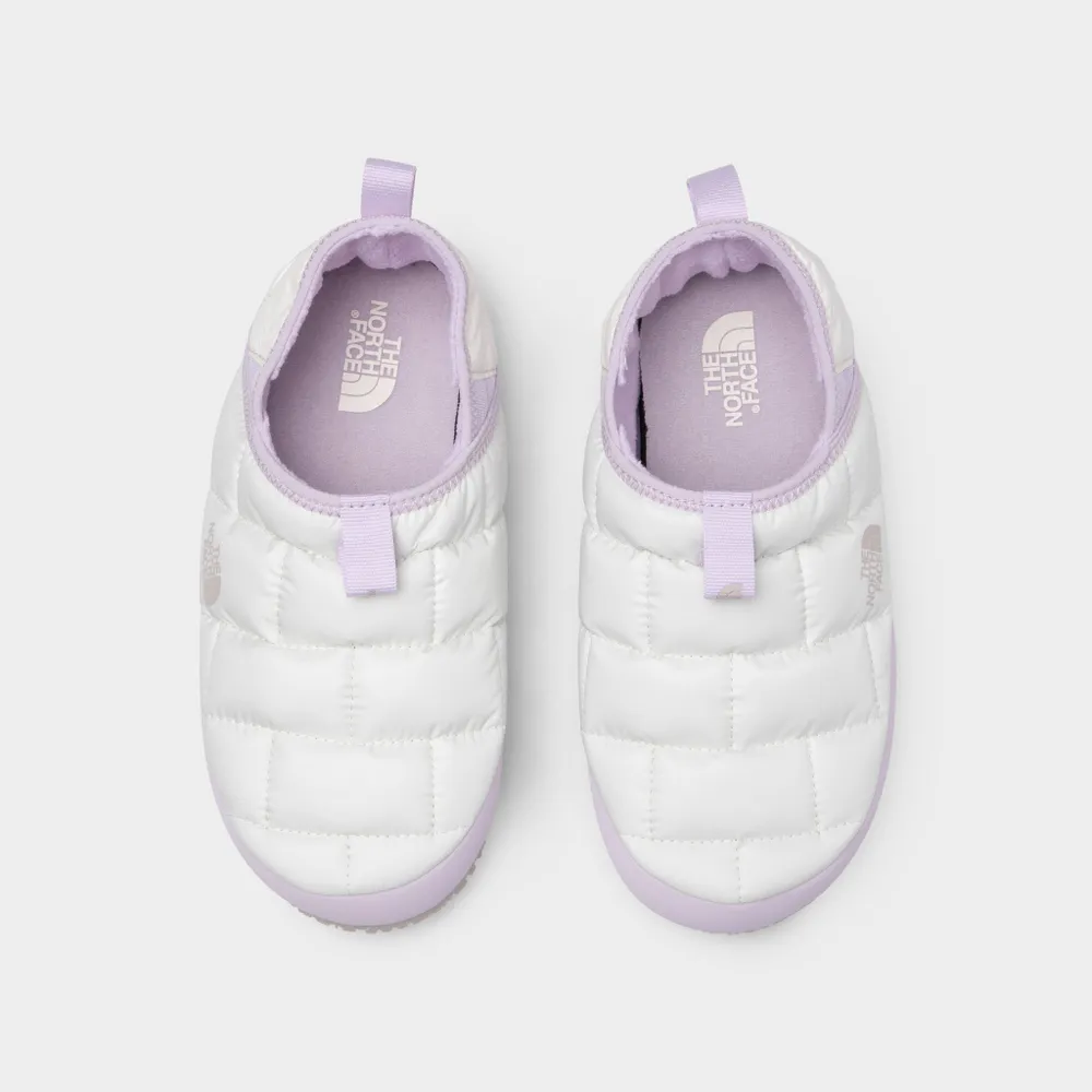 The North Face Kids' ThermoBall™ Traction Mule II Gardenia White / Lavender Fog