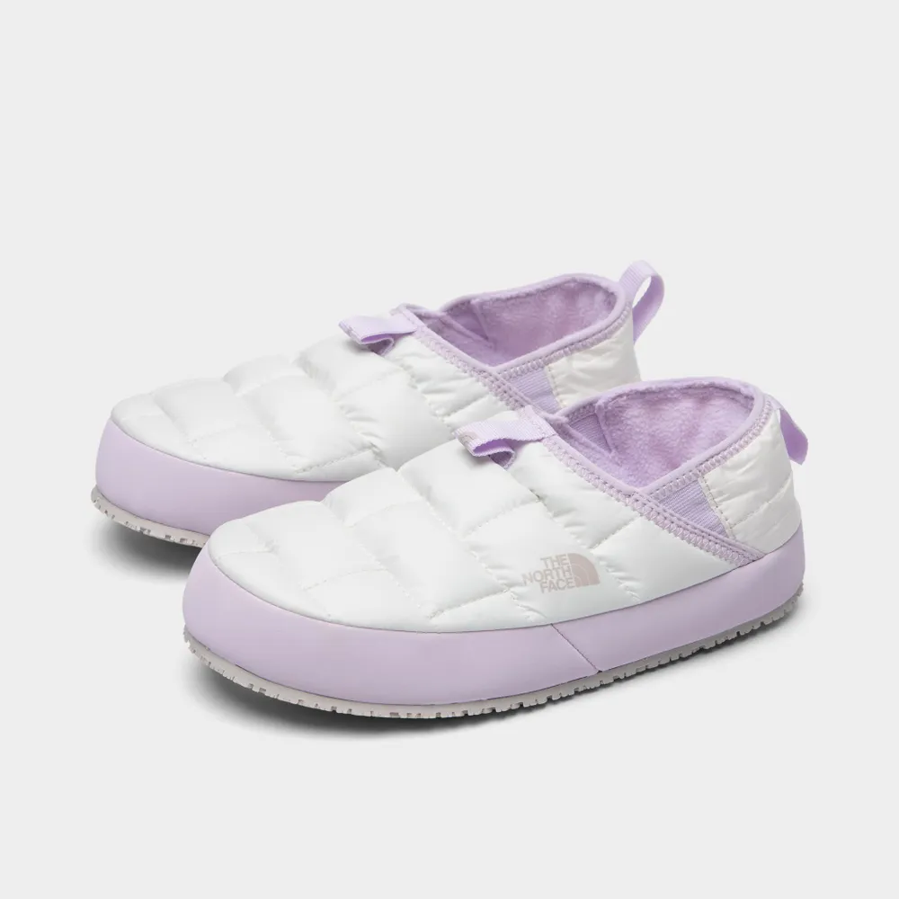 The North Face Kids' ThermoBall™ Traction Mule II Gardenia White / Lavender Fog