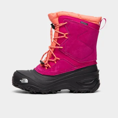 The North Face Juniors Girls’ Alpenglow V WP Fuschia Pink / Coral Sunrise