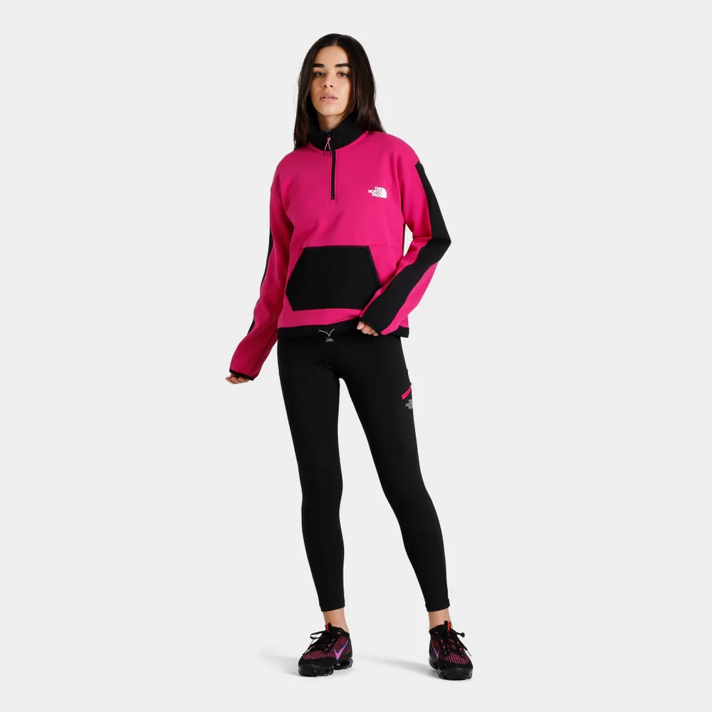 The North Face Women's TNF™ Tech Quarter Zip Black / Fuchsia Pink