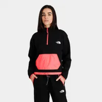 The North Face Women's TNF™ Tech Quarter Zip Black / Brilliant Coral