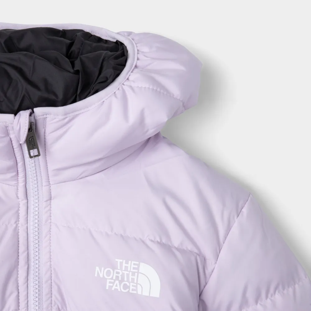 The North Face Child Girls’ Reversible Down Hooded Jacket / Lavender Fog
