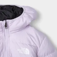 The North Face Child Girls’ Reversible Down Hooded Jacket / Lavender Fog