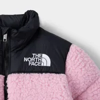 The North Face Junior Girls’ Printed 1996 Retro Nuptse Jacket / Cameo Pink