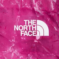 The North Face Child Girls’ Printed Reversible Down Hooded Jacket / Fuschia Pink Spray Dye