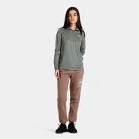 The North Face Women's Graphic Performance Quarter Zip / Agave Green