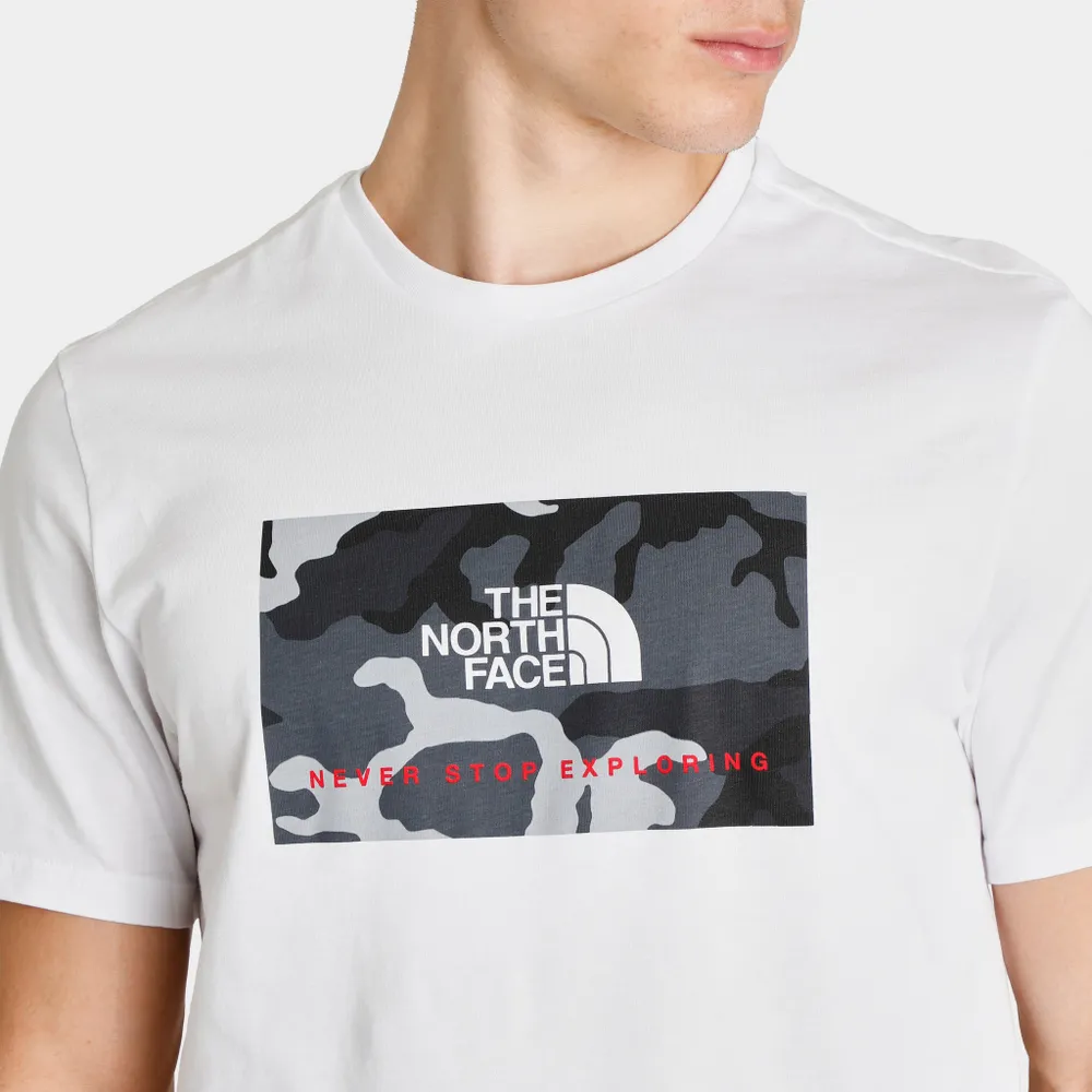 The North Face Camo Logo T-shirt / White