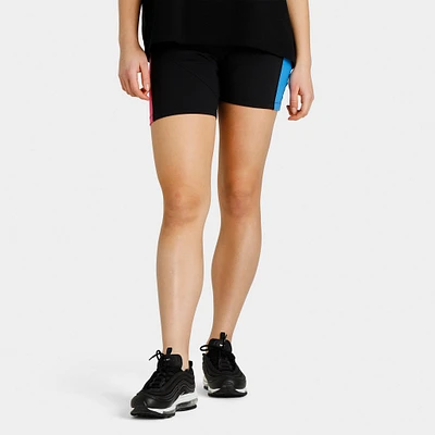 Pink Soda Womens Eden Cycle Shorts Black / Blue