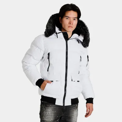 Supply & Demand Orion Short Parka Jacket / White