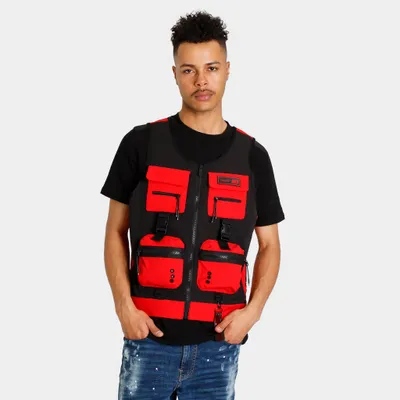 Supply & Demand Stealth Tactical Vest Black / Red
