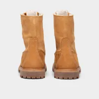 Timberland Women’s Authentic Waterproof Fleece Fold-Down Boot / Wheat Nubuck