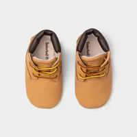 Timberland Infant Boys' Crib Bootie with Hat / Wheat Nubuck