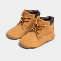 Timberland Infant Boys' Crib Bootie with Hat / Wheat Nubuck