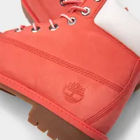 Timberland Junior Girls’ 6-Inch Premium Waterproof Boot / Medium Pink Nubuck