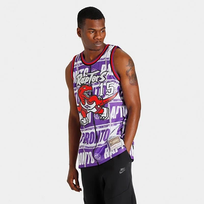 Mitchell & Ness Toronto Raptors Vince Carter Teamwrap Swingman Jersey / Purple