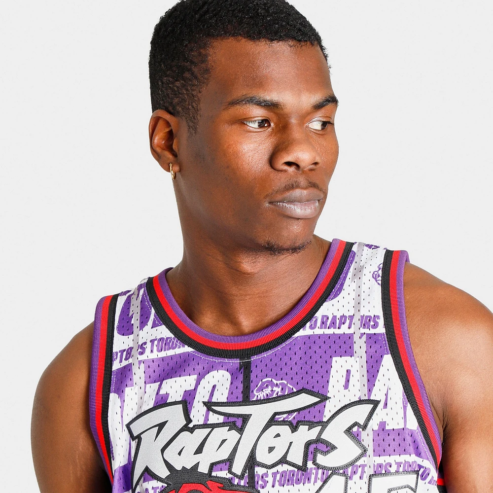 Mitchell & Ness Toronto Raptors Vince Carter Teamwrap Swingman Jersey / Purple