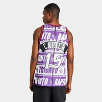 Mitchell & Ness Toronto Raptors Vince Carter Teamwrap Swingman Jersey / Purple