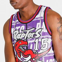 Mitchell & Ness Toronto Raptors Vince Carter Teamwrap Swingman Jersey / Purple