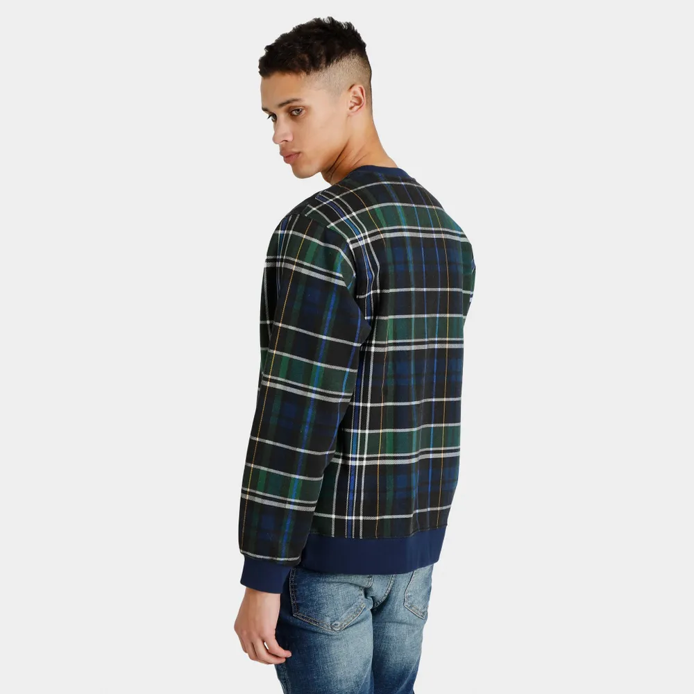 Vans Plaid Pullover Fleece Crew Eden / Black