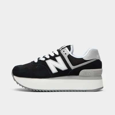 New Balance Women’s 574 Black / Rain Cloud