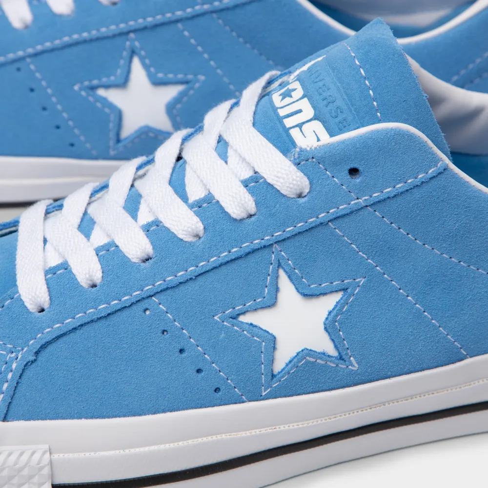 Converse One Star Pro Suede Low University Blue / White