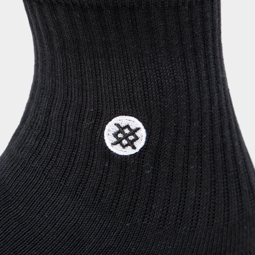 Stance Icon Quarter Socks (3 Pack) / Black