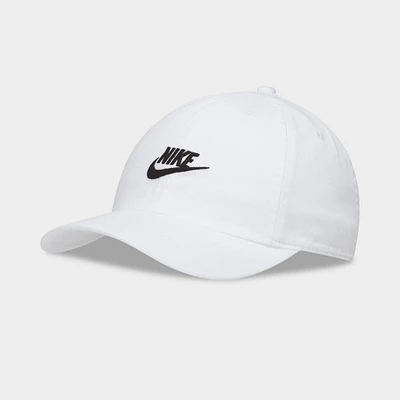 Nike Kids' Heritage86 Adjustable Hat White / Black