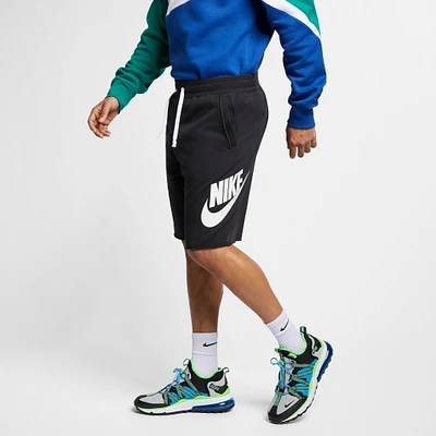 Nike Sportswear Alumni French Terry Shorts Black / White