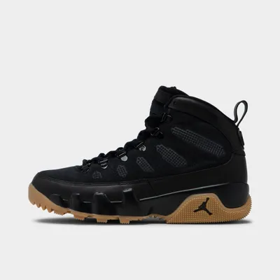 Jordan 9 Retro Boot Black / - Gum Light Brown