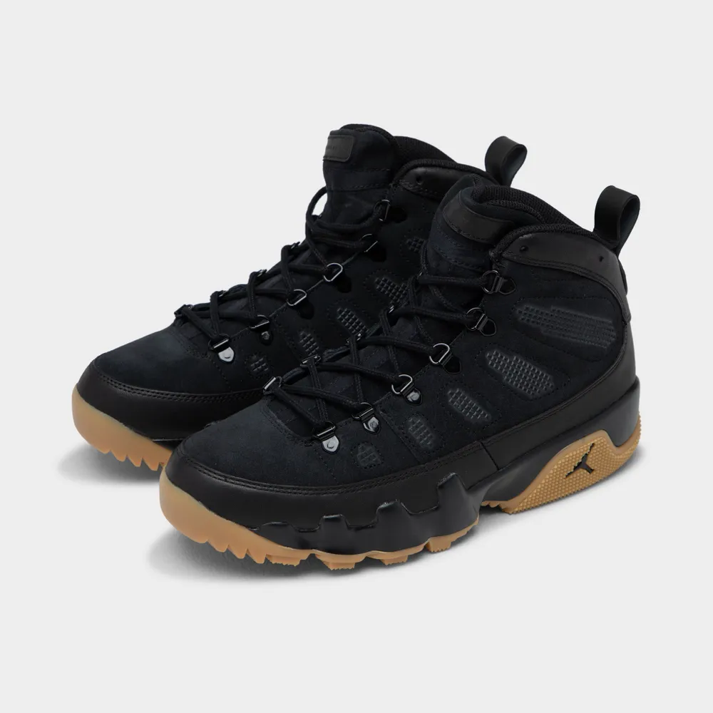 Jordan 9 Retro Boot Black / - Gum Light Brown