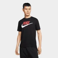 Nike Sportswear Brand Mark T-shirt Black / University Red - White