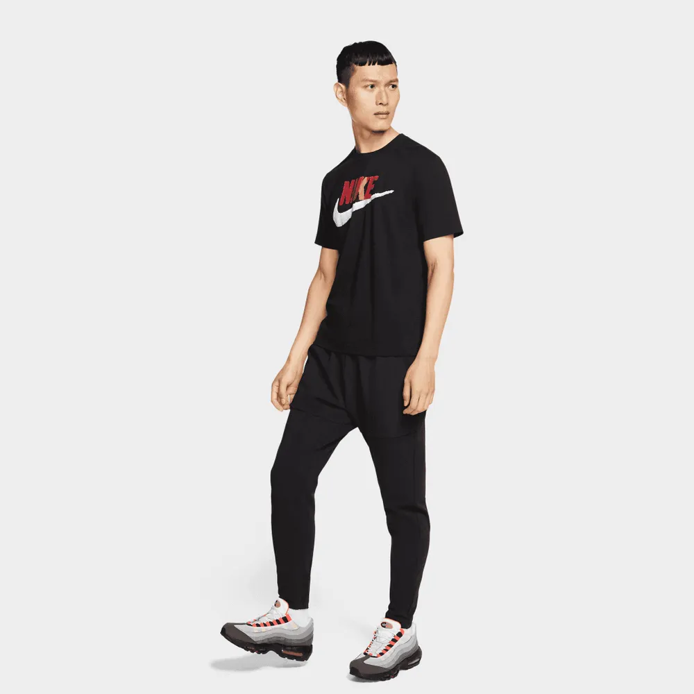 Nike Sportswear Brand Mark T-shirt Black / University Red - White