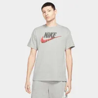 Nike Sportswear Brand Mark T-shirt Dark Grey Heather / Black - Habanero Red