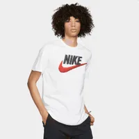 Nike Sportswear Brand Mark T-shirt White / Black - Habanero Red